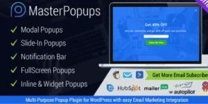 Master Popups - WordPress Popup Plugin for Email Subscription