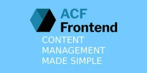 ACF Frontend For Elementor WordPress Plugin