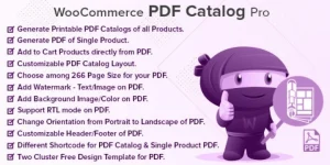 WooCommerce PDF Catalog Pro WordPress Plugin