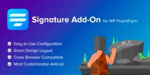 Signature Addon for WP FluentForm WordPress Plugin