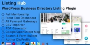 ListingHub - WordPress Business Directory Listing Plugin