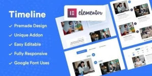 Vertical and Horizontal - Elementor Timeline Addon WordPress Plugin