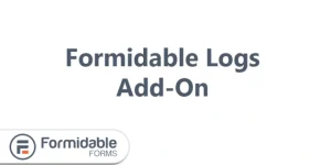 Formidable Logs Addon WordPress Plugin