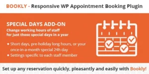 Bookly Special Days Addon WordPress Plugin