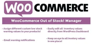 WooCommerce Out of Stock Manager WordPress Plugin