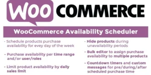 WooCommerce Availability Scheduler WordPress Plugin
