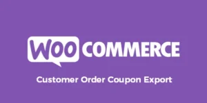 WooCommerce Customer Order Coupon Export WordPress Plugin