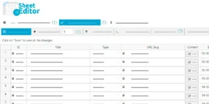 WP Sheet Editor - Post Types Premium WordPress Plugin