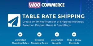 WooCommerce Table Rate Shipping Premium By ZendCrew WordPress Plugin
