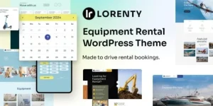 Lorenty - Equipment Rental for Bikes, Boats & Inventory WordPress Theme