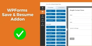 WPForms Save and Resume Addon WordPress Plugin